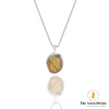 Natural Citrine Wealth Attract Charm Pendant  With Chain