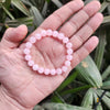 Natural Rose Quartz Love & Emotion Charm Bracelet