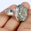 Natural Pyrite Sterling Silver Wealth Charm Ring