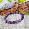 Natural Amethyst Relief Anxiety & Stress Charm Bracelet