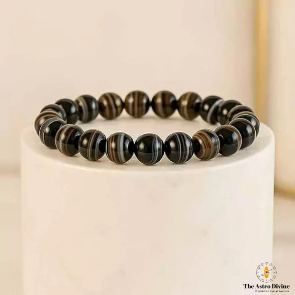 Natural Hakik Sulemani Wealth Charm Bracelet